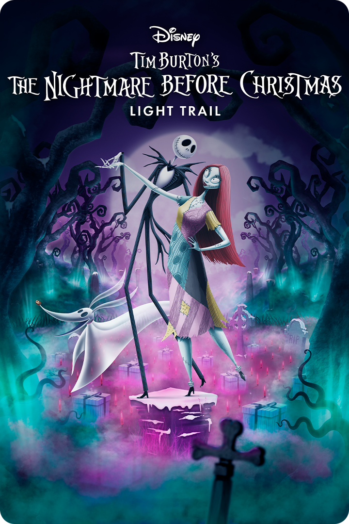 The Nightmare Before Christmas Light Trail